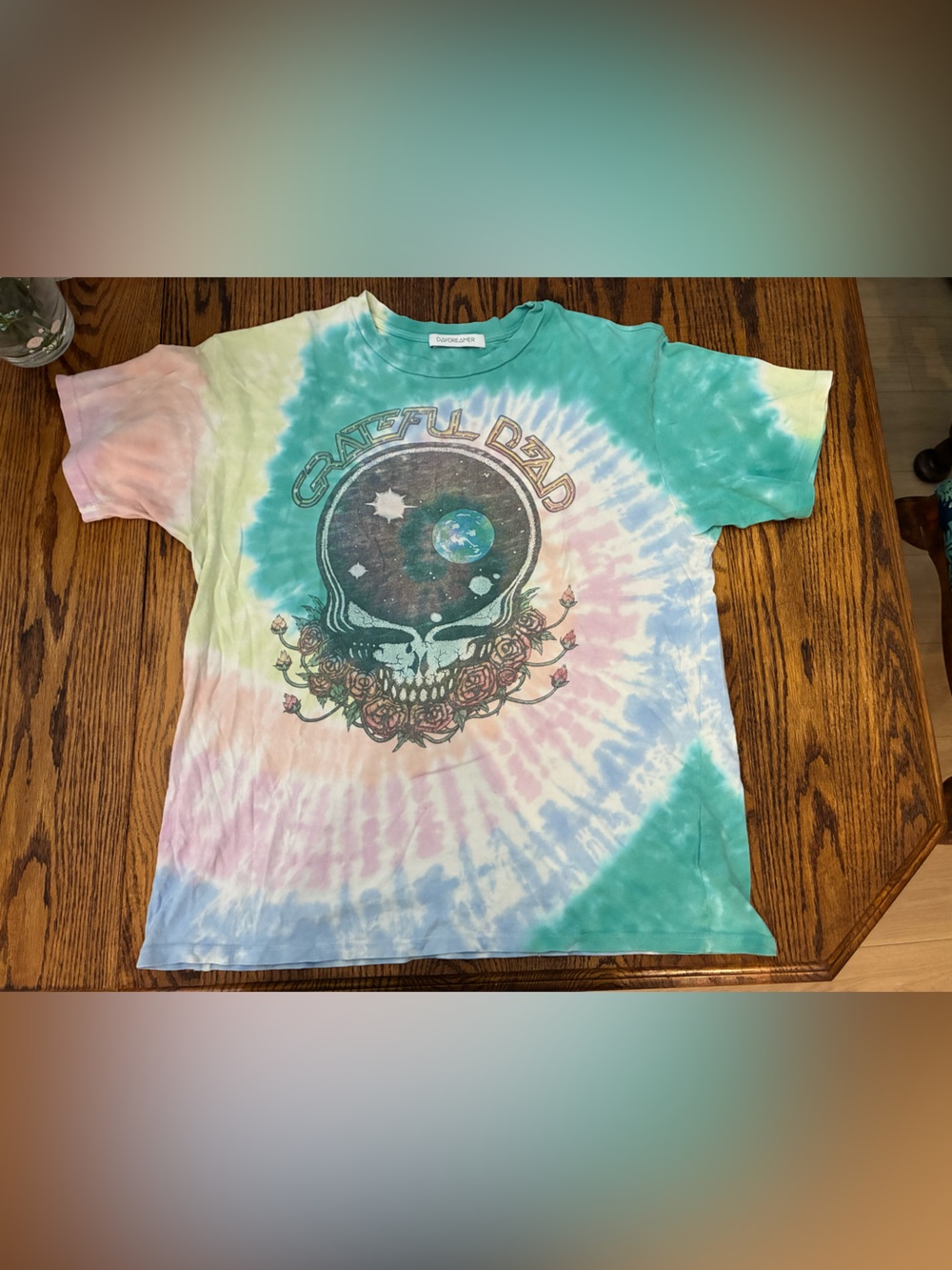 Daydreamer Tie-Dye Grateful Dead Tee Size Large steal your face